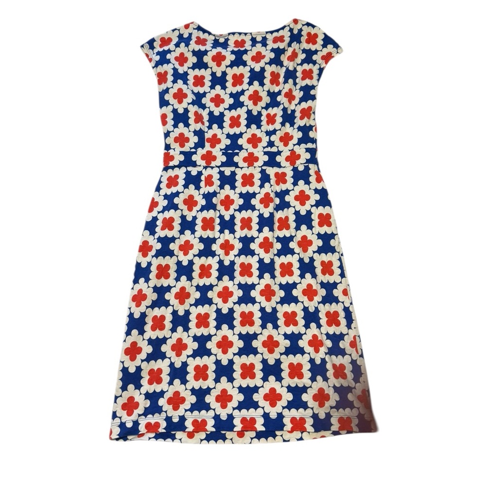 Boden Floral Shift Dress 100% cotton size 6R - Picture 6 of 8